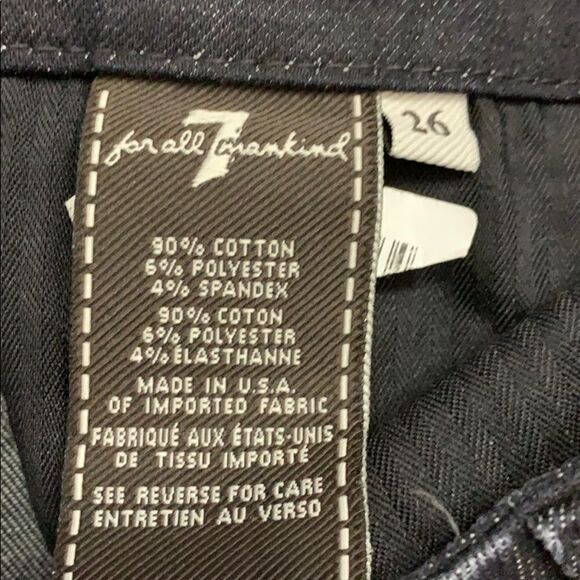 7 FOR ALL MANKIND JEANS HIGH WAIST SKINNY - Picture 7 of 9